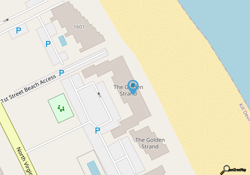 Oceanfront 3 Bedroom Condo at Golden Strand E3 map location