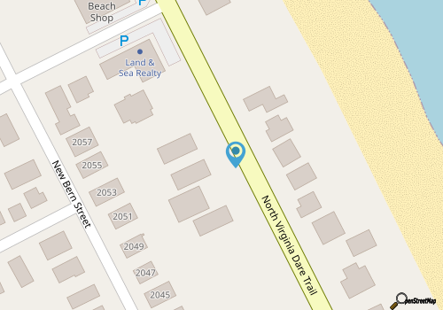 Renovated & Clean 'Original' OBX Bungalow, Direct Beach & Pier Access + EZ Cart map location