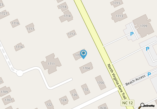 5195 - Captain's Choice, 8-bed 8.5-bath in Kill Devil Hills, pet friendly, private pool, game room map location