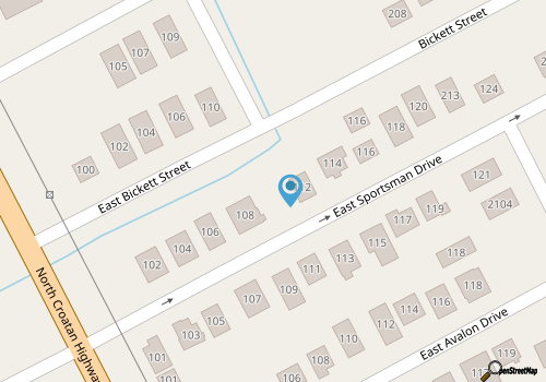 Steps from the Avalon Beach and Pier map location