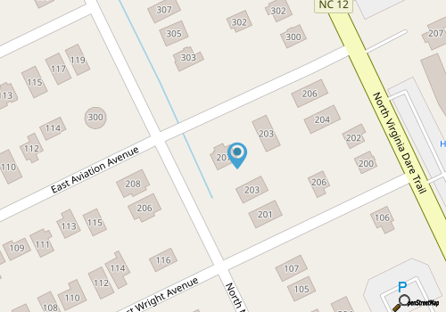 Beautiful house, short walk to the beach map location