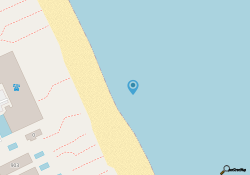 Slow Pace, OBX Cozy Beach Cottage, 2 min. walk to beach map location