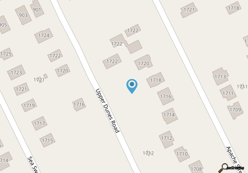 The Hidden Gem -Charming studio in pleasant Kill Devil Hills map location