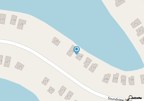 Waterfront dog-friendly with private boat dock, community pool & tennis courts map location
