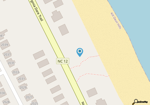 Sandpiper's Paradise | Oceanfront | Hot Tub | Kill Devil Hills map location