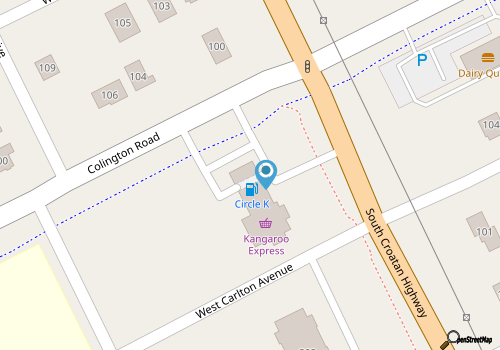 Circle K map location