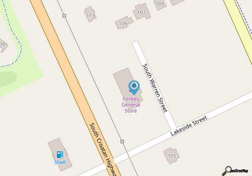 Forbes Candies and Gifts map location