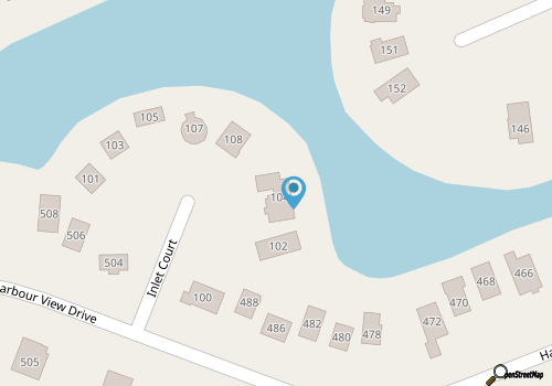 Inlet Palms: Canalfront | Private Pool | Dogs Welcome! map location