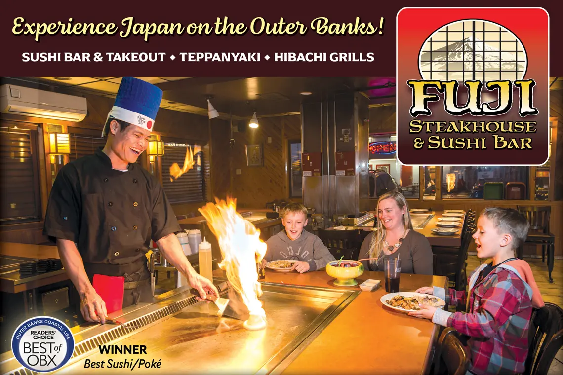 20% OFF HIBACHI DINNER ENTREE 5:00-6:30PM