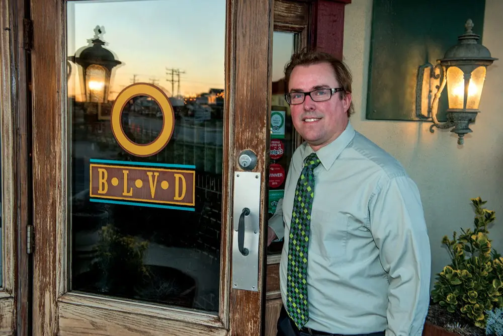 Ocean Boulevard Bistro & Martini Bar front door