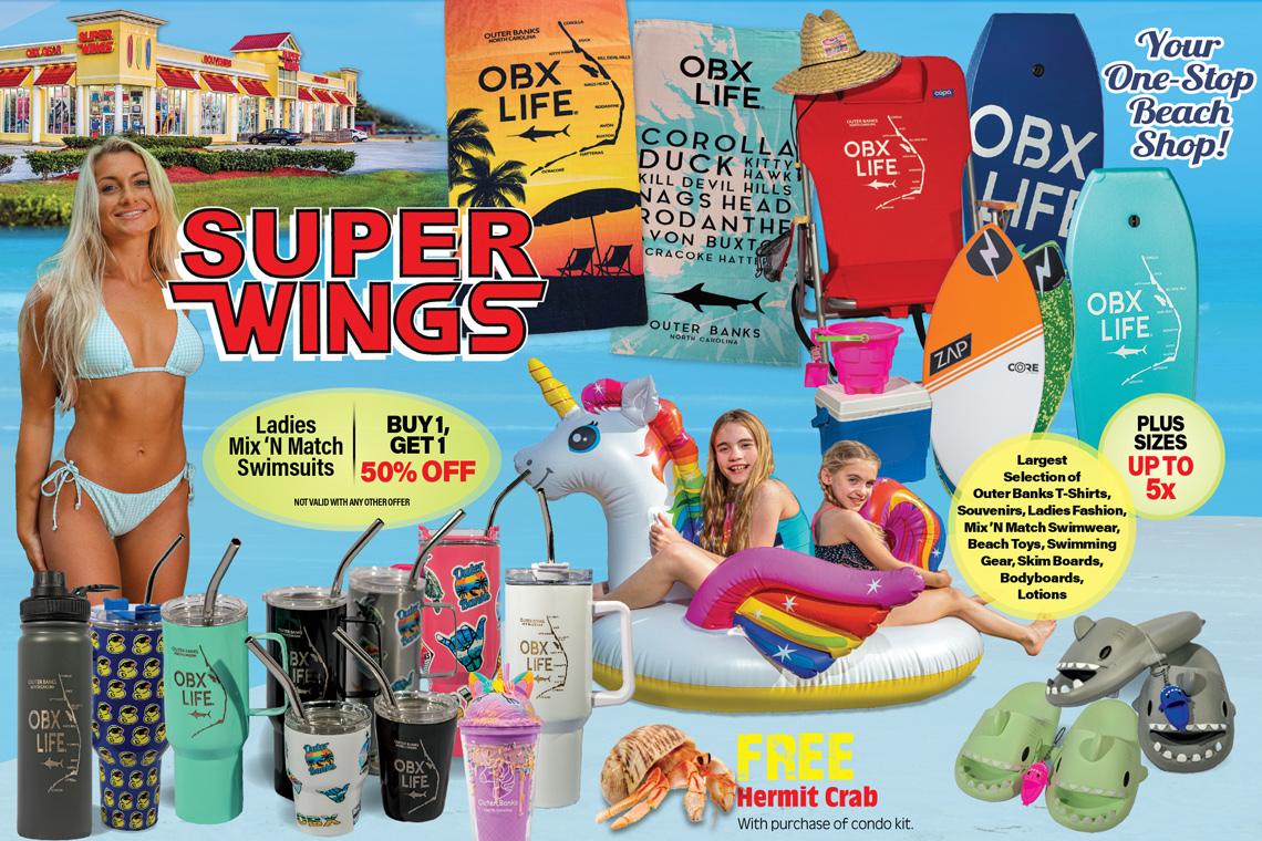 FREE SUPER WINGS BAG WITH PURCHASE OF $30 OR MORE