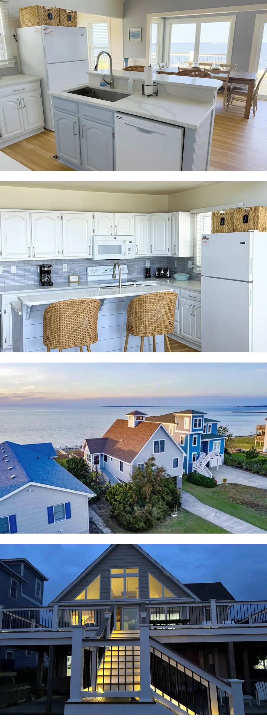 CH1605- SoundFront 4 BRs, Boat Dock, Com Pool, Tennis, Dog Friendly.
