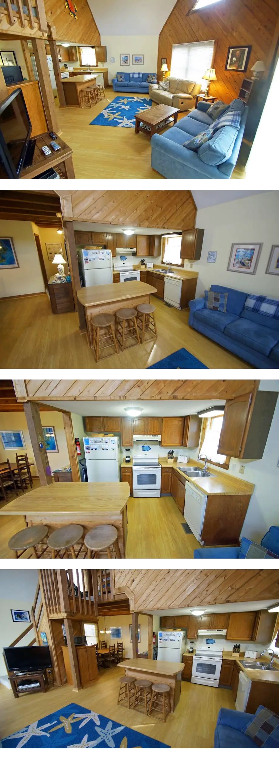 KD117- 3 BRs, 2 BA, 150 Yards to Direct Beach Access. Crow’s Nest & Wifi!