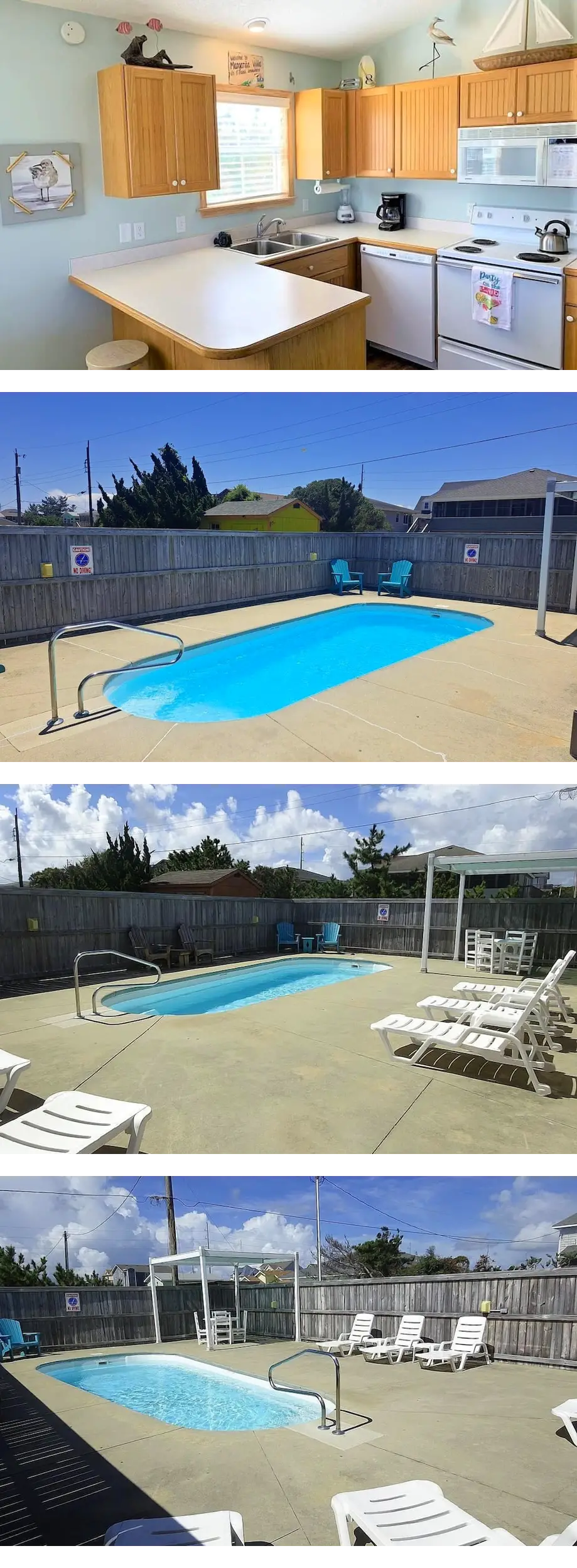 Private pool, hot tub, quick walk to beach, great location in KDH