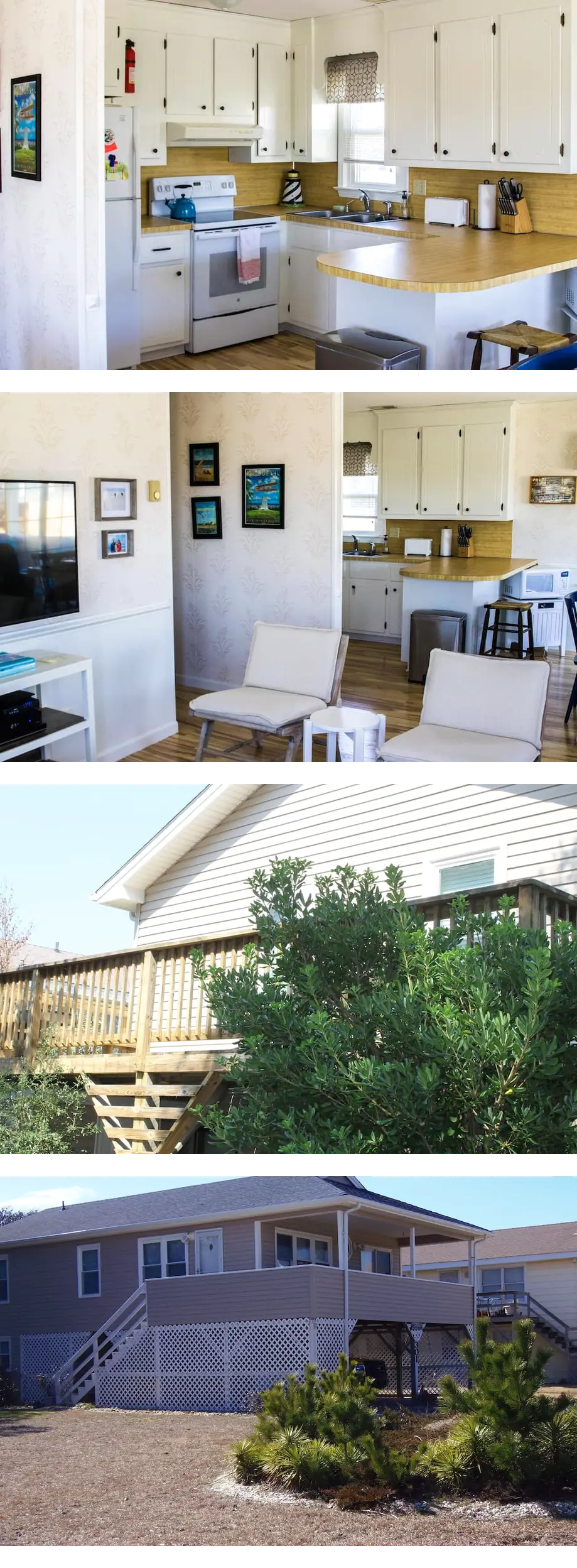 KDH vacation rental 500 yards from the beach and sound!  Sleeps 8