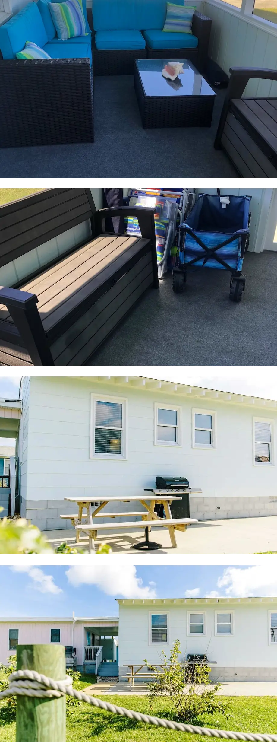  Hot tub, 2 min. Walk to Beach! Flex Stays! Cozy 3 bed 1 full bath 2 half baths