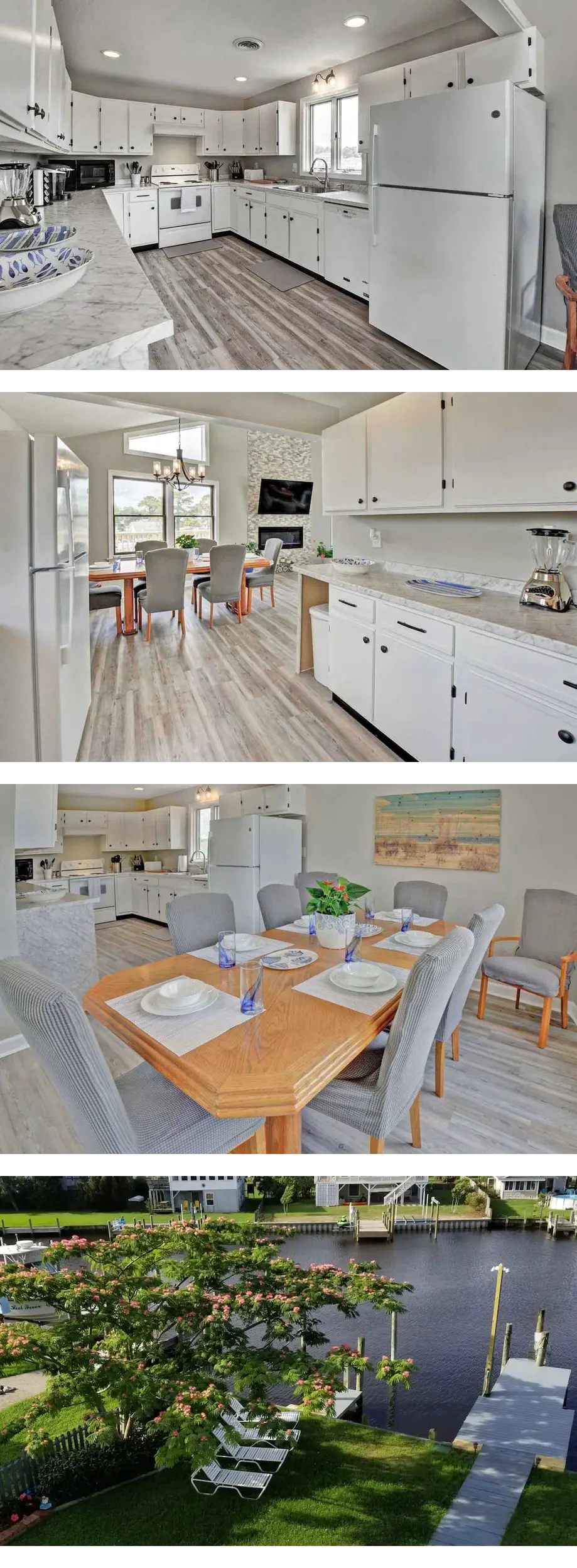 WATERFRONT!. Lux spacious home. Private docks. Fishing, Crabbing, and Kayaking!