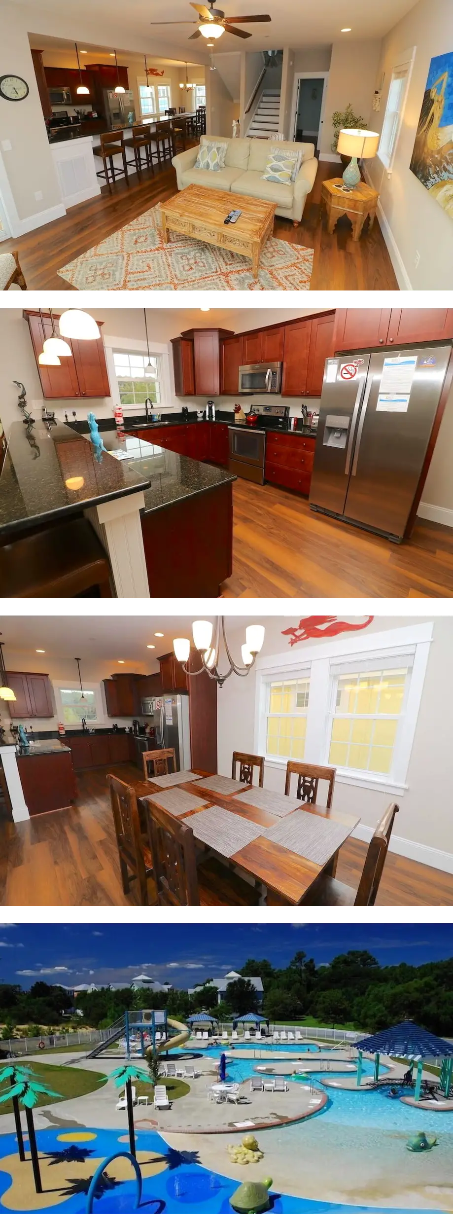 The Mermaid House Colorful 3 Bedroom Home, 1 Mile from Beach Access!