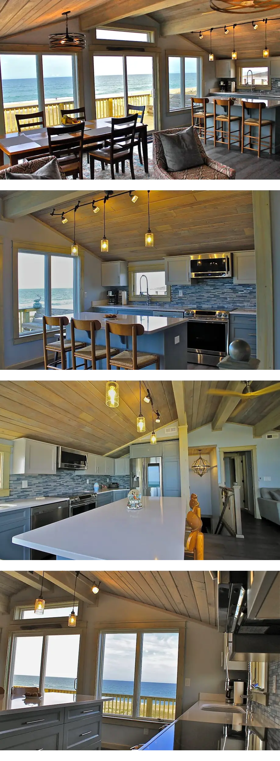 Oceanfront, Luxurious Kitchen & Baths, HotTub, Quality Linens & Towels, Pets