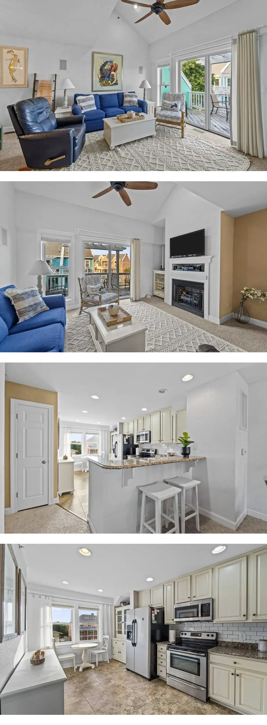 4-story dog-friendly home near beach with decks, pool, gym, washer/dryer, & AC