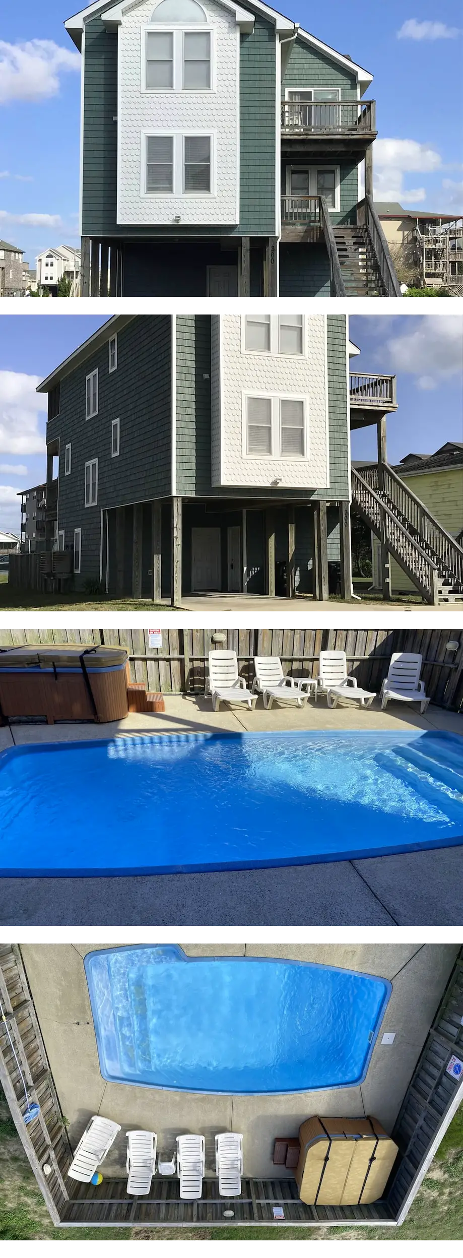 SPACIOUS FAMILY FRIENDLY HOME, 300 STEPS TO BEACH, PRIVATE POOL/HOT TUB