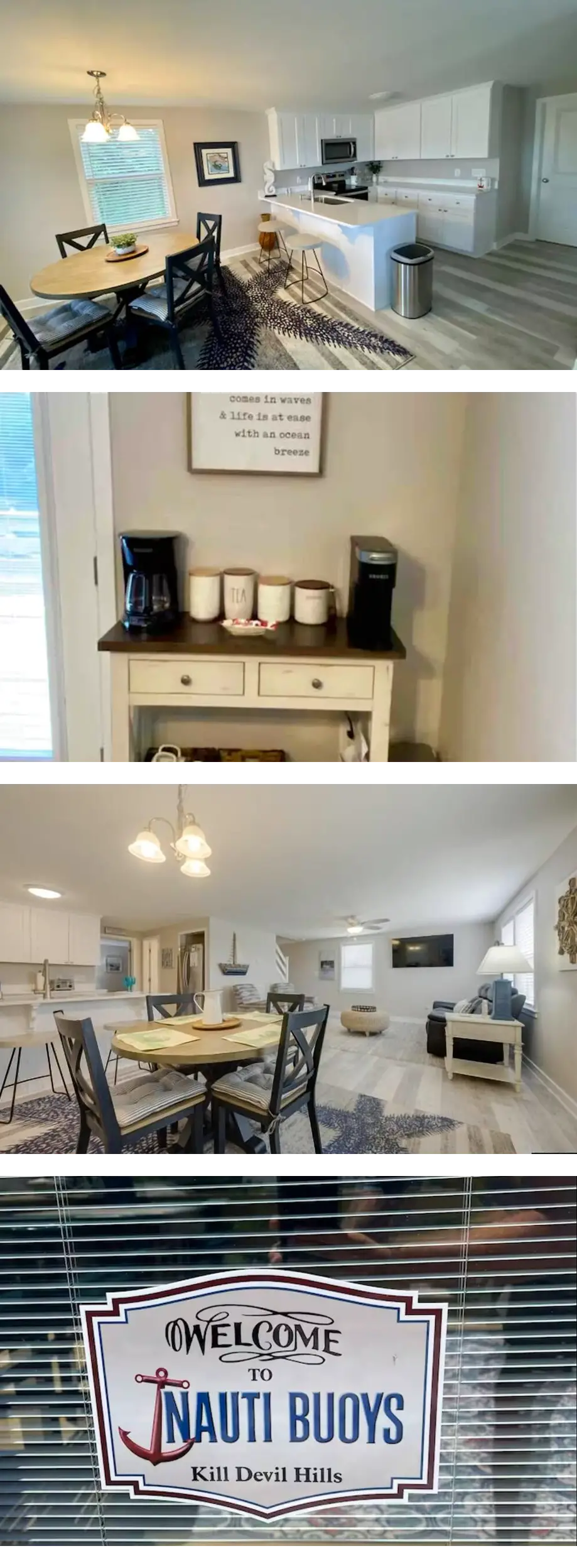 Nauti Buoys 2BDRM 2Bath APT,Kitchen,Living,Dining,Office,5 min to beach,walkable